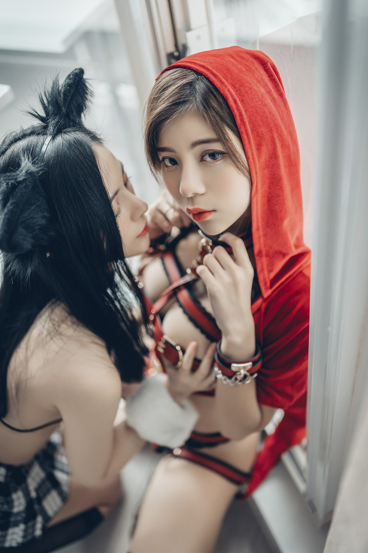 三位女神全裸合體 宅女辰辰與她的兩隻貓咪飄飄 妍妍的性生活 Set.01 5