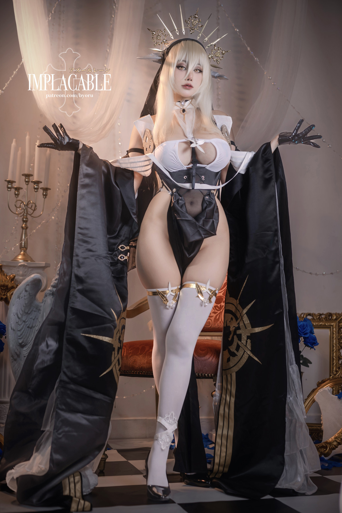 Cosplay-日本性感萝莉Byoru-HMS-Implacable-05-05