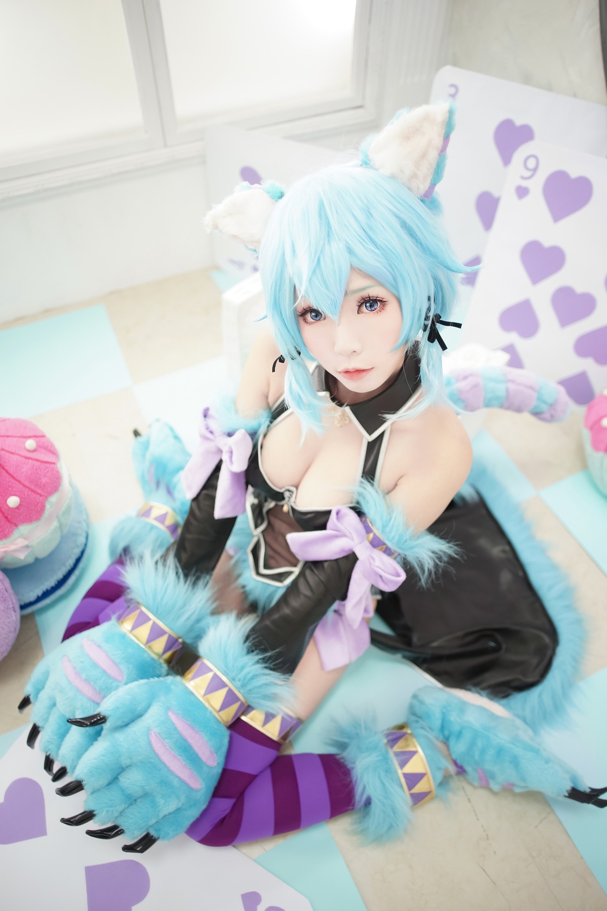 Cosplay ElyEE子 诗乃扑克猫 31