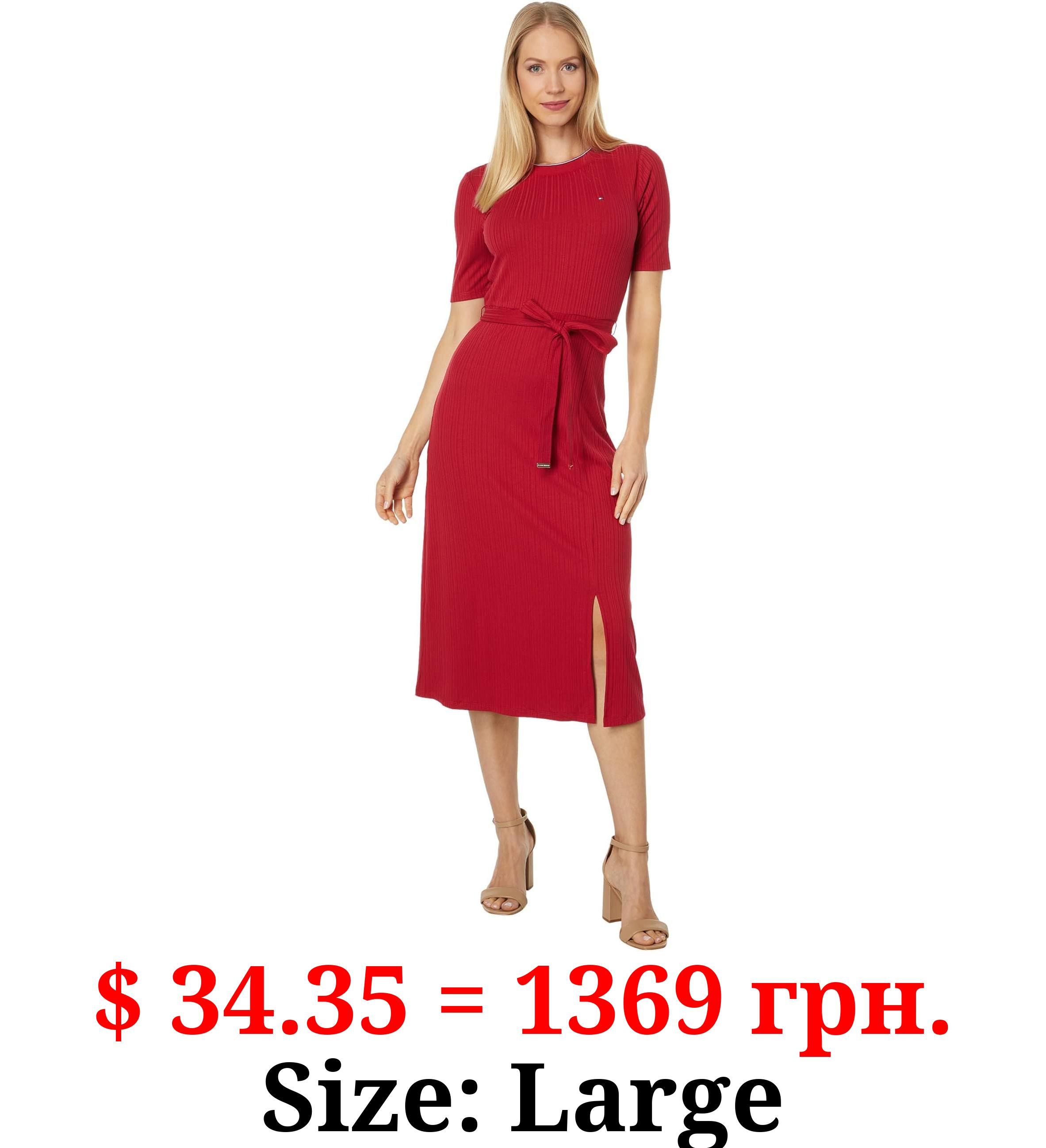 Tommy Hilfiger Women's Short Sleeve Soft Everyday Sport Dress