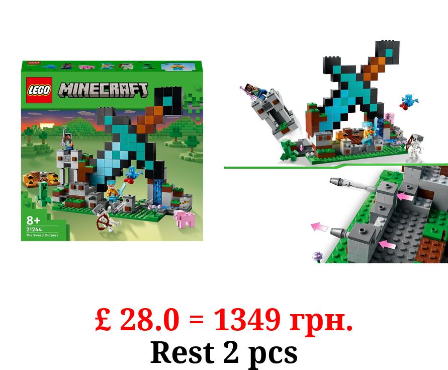 LEGO Minecraft The Sword Outpost Building Toy 21244