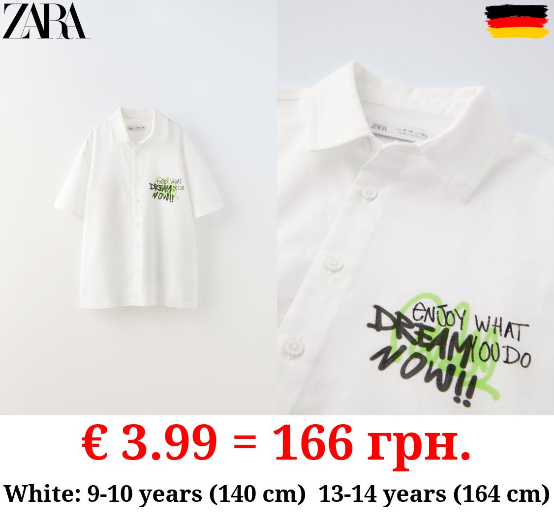 GRAFFITI PRINT SHIRT