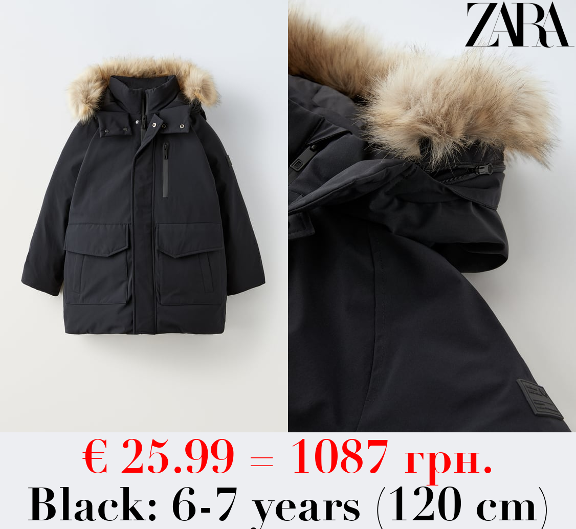 FEATHER AND DOWN WATERPROOF PARKA