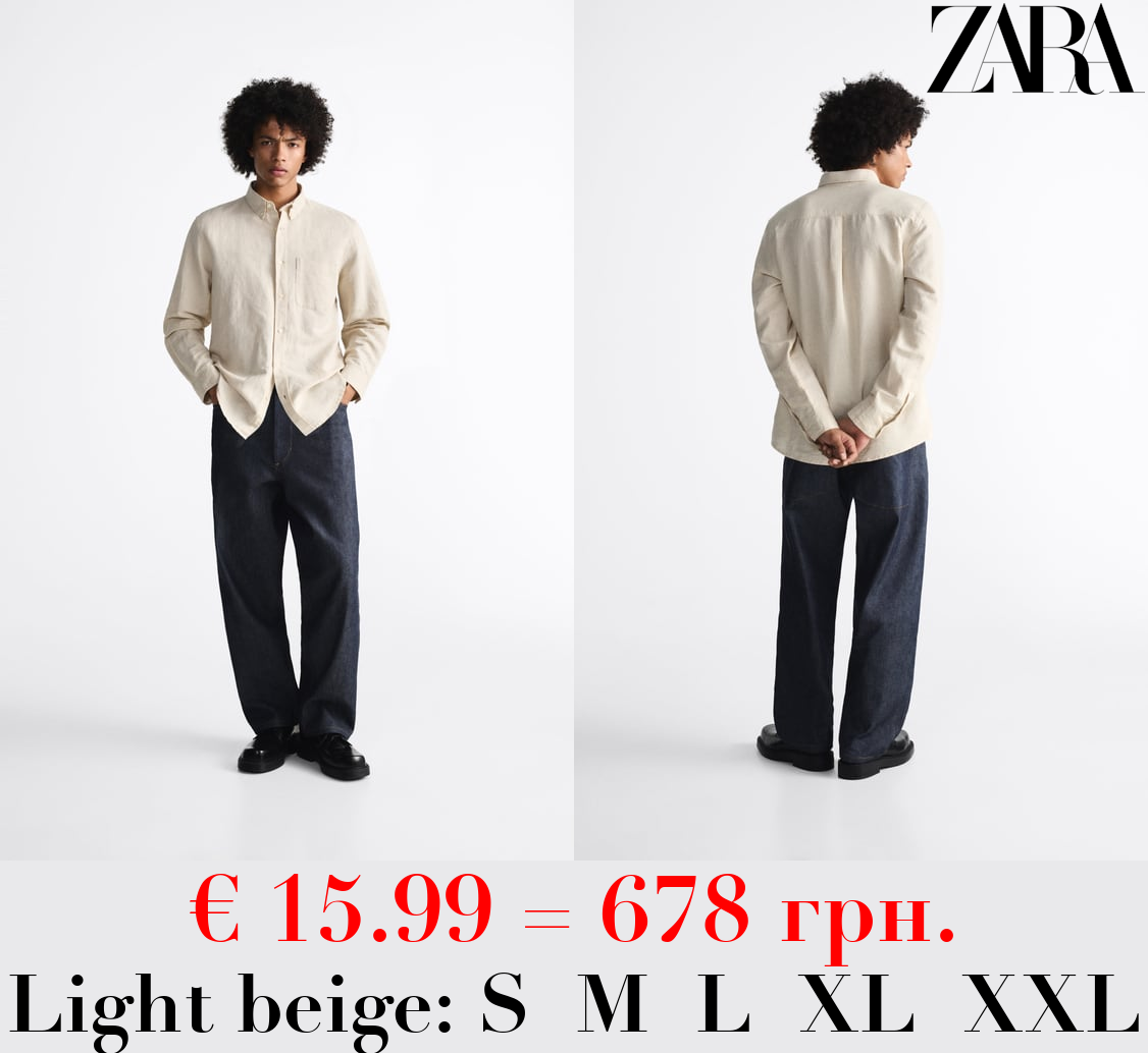 COTTON - LINEN SHIRT