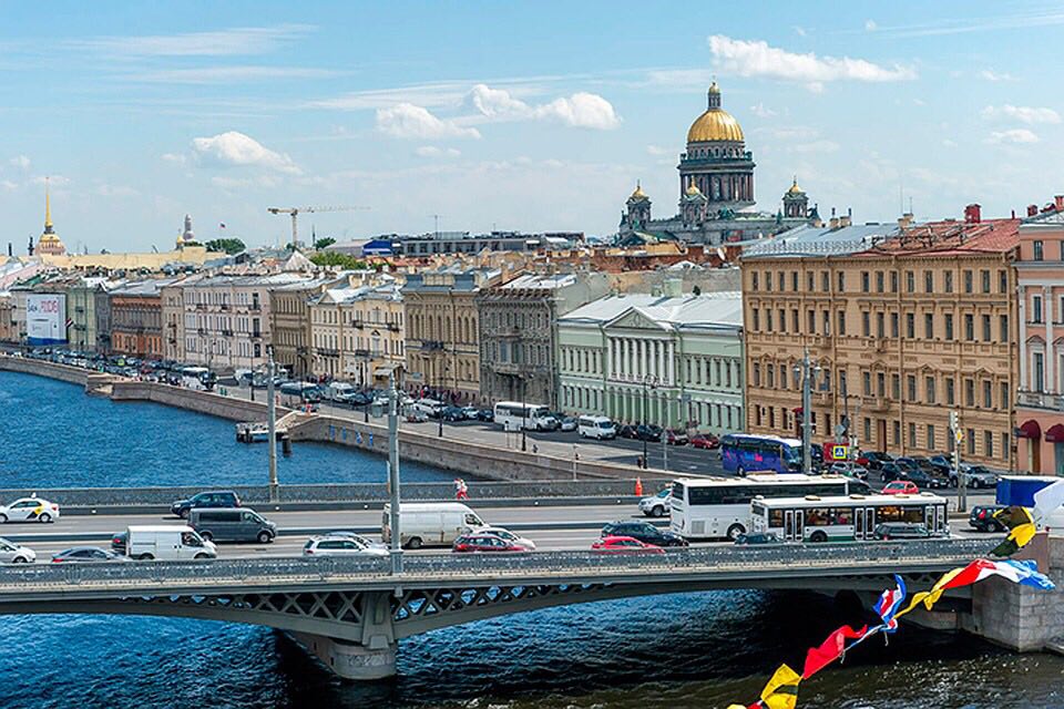 Питер 2018. Благовещенский мост в Санкт-Петербурге. Санкт-Петербург 2018.