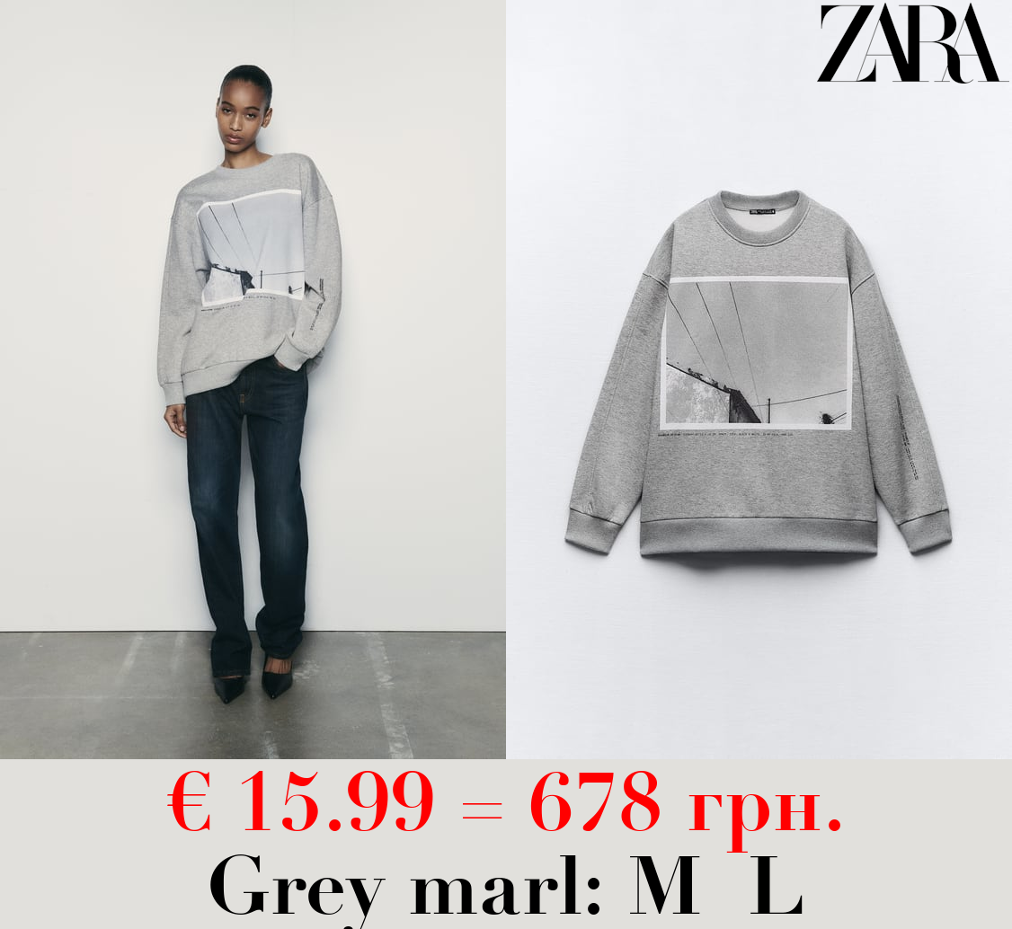 PHOTO GRAPHIC SWEATSHIRT