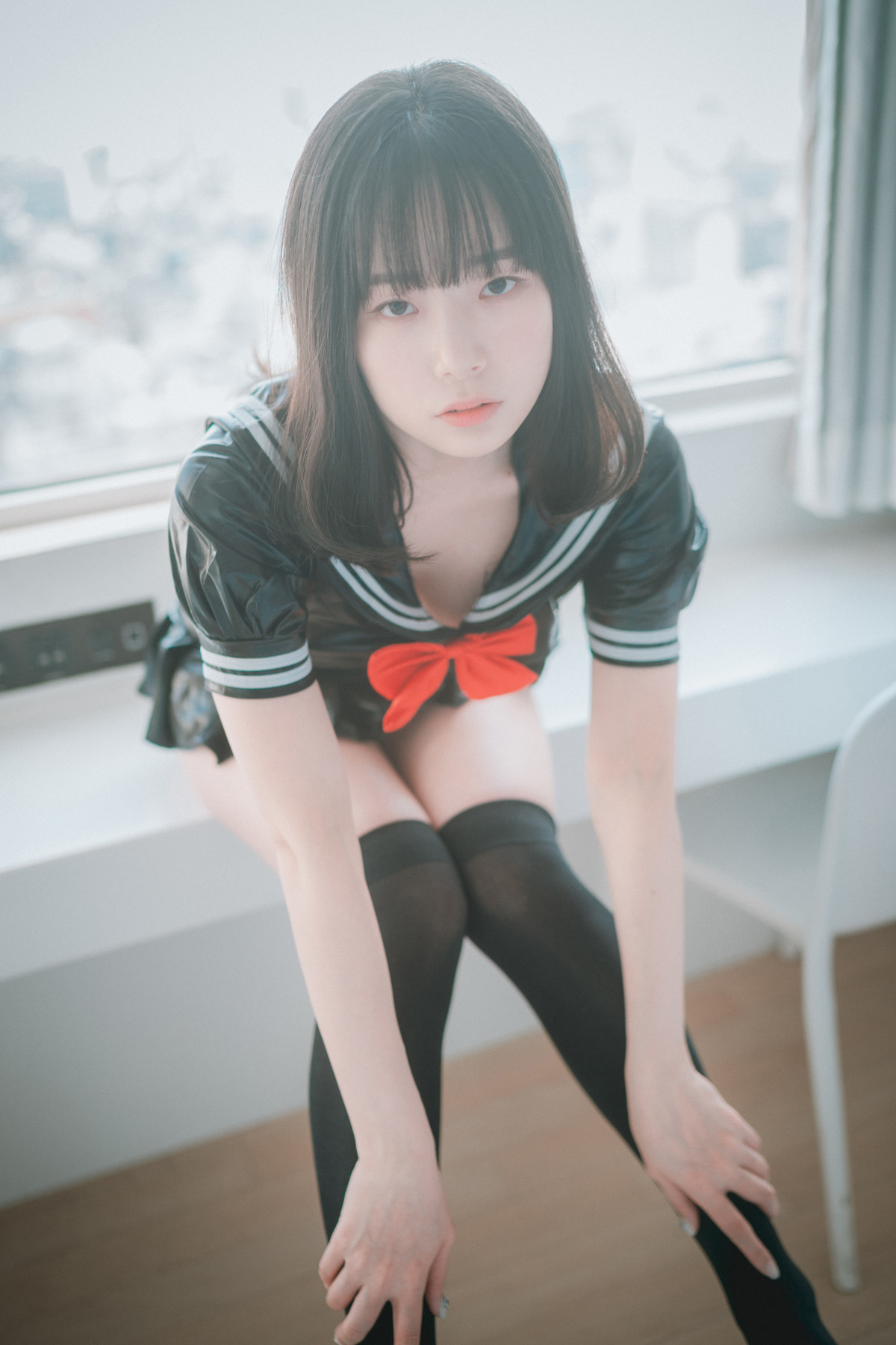 PIA 피아 (박서빈), [DJAWA] Leather Black Schoolgirl Set.01 14