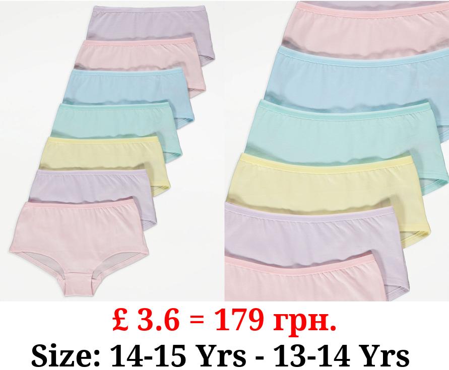 Pastel Shorts 7 Pack