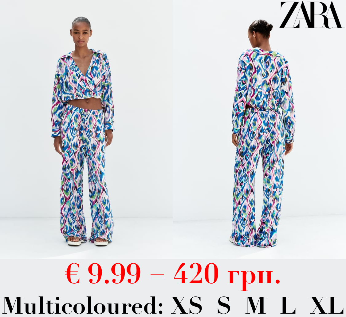 PRINTED CROPPED SHIRT