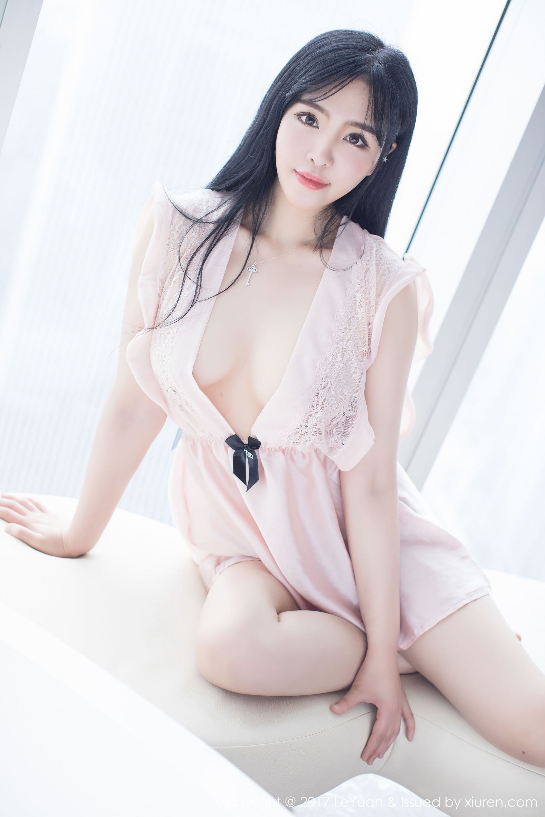 刘钰儿《粉嫩睡衣+白丝诱惑》_[星乐园LeYuan]_VOL.046-写真图集共91P 2