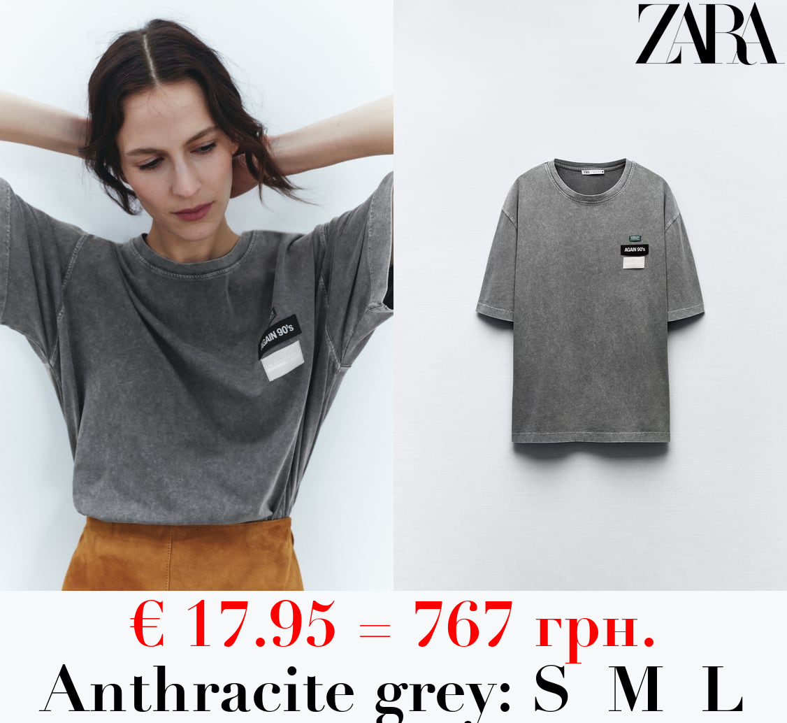 FADED PATCH T-SHIRT