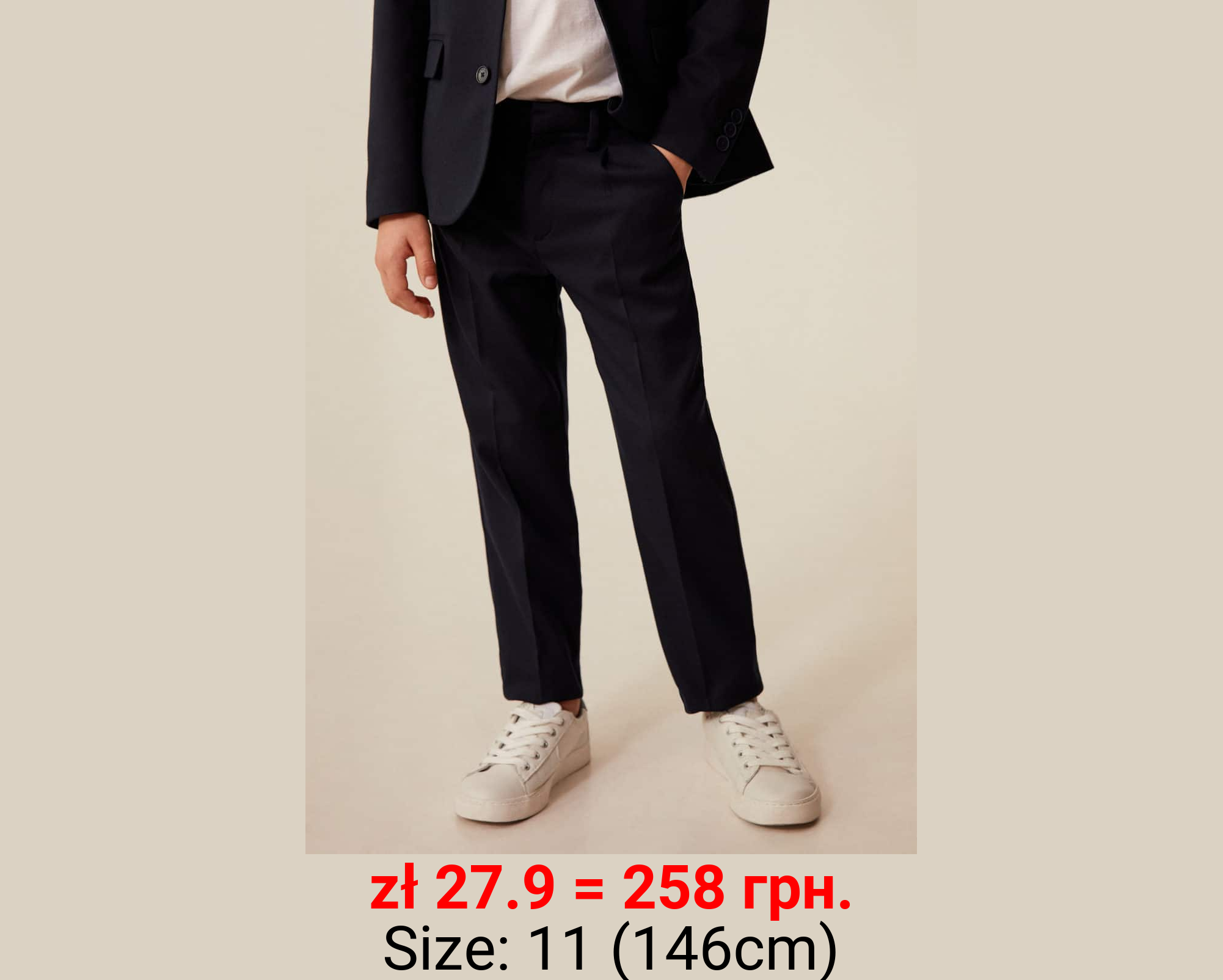 Pantalón recto traje