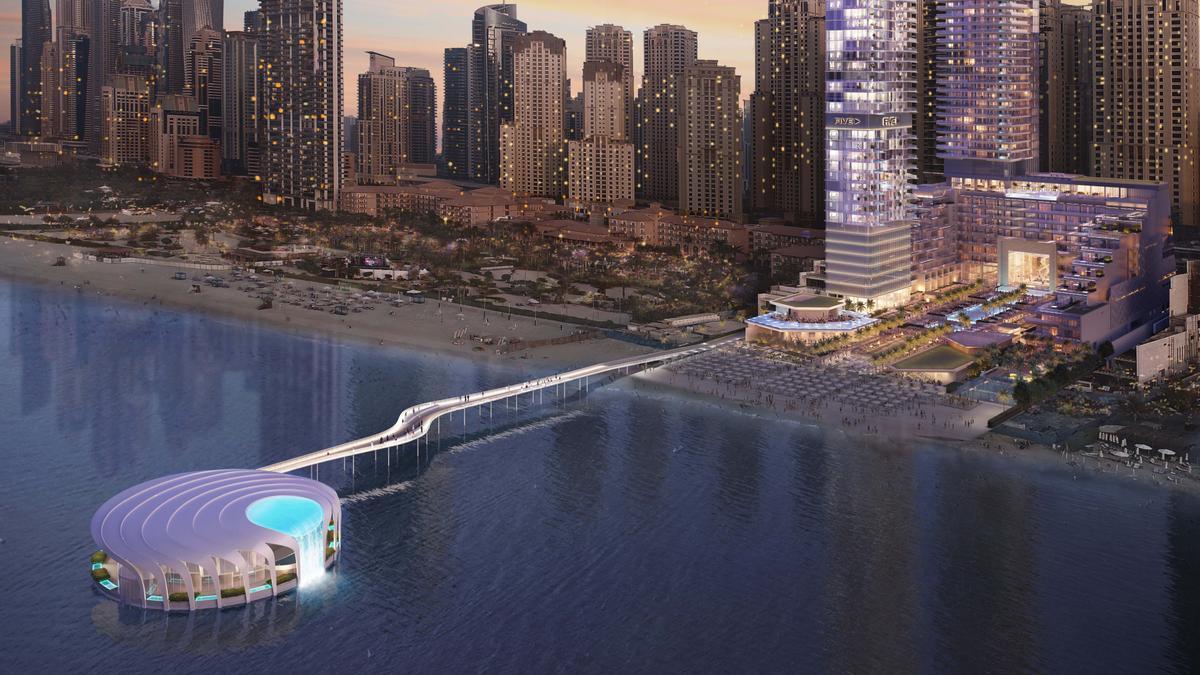Five luxe dubai. Five Luxe Дубай. Дубай вода. Дубай канал. Five Luxe JBR 5.