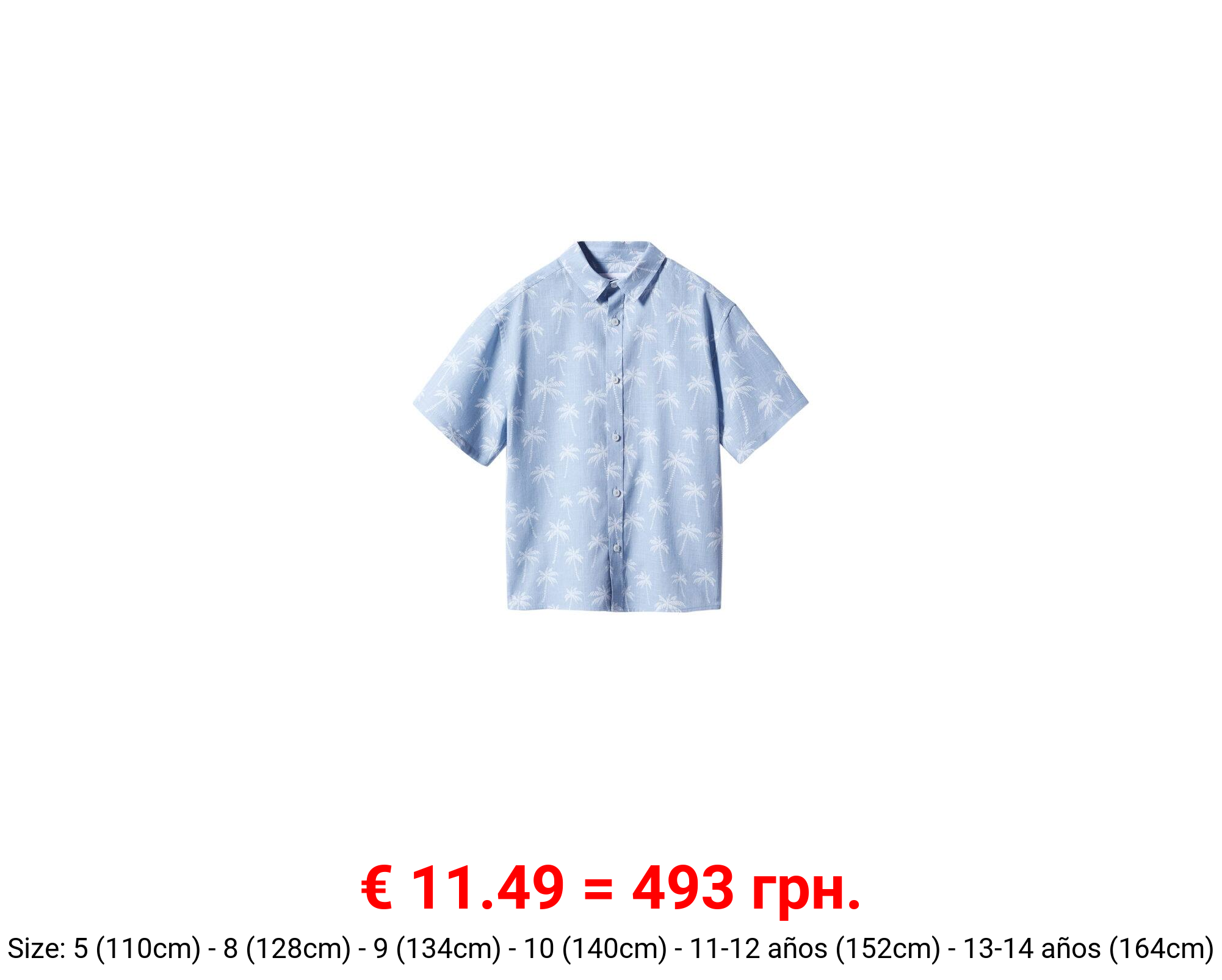 Camisa estampada hawaiana