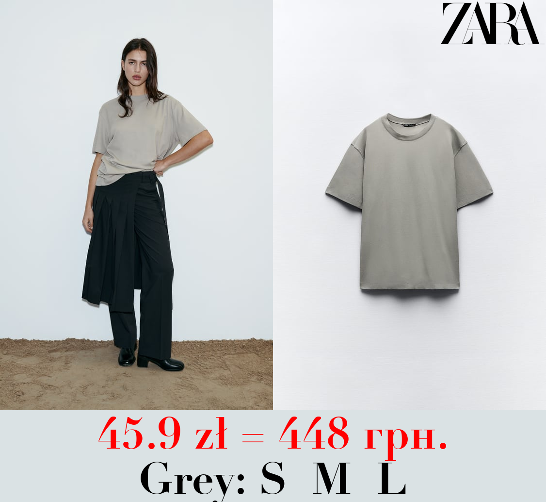 COTTON CLEAN EFFECT T-SHIRT