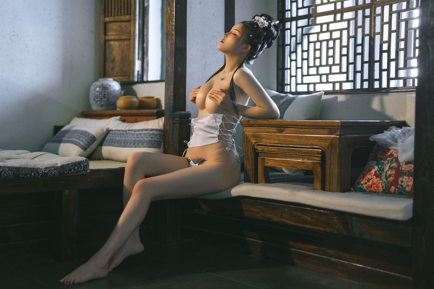 Cosplay 鹿八岁 X铁手叫兽 汉服 26