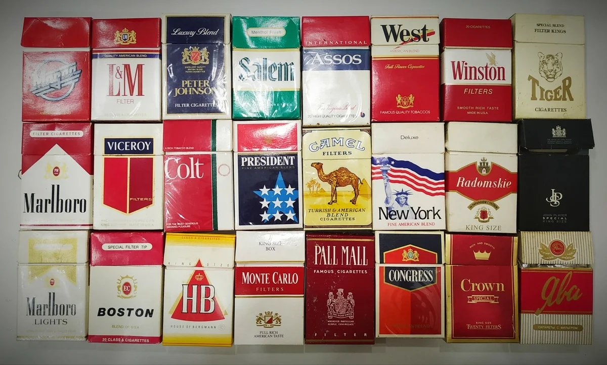 Импортные сигареты 90 х годов фото