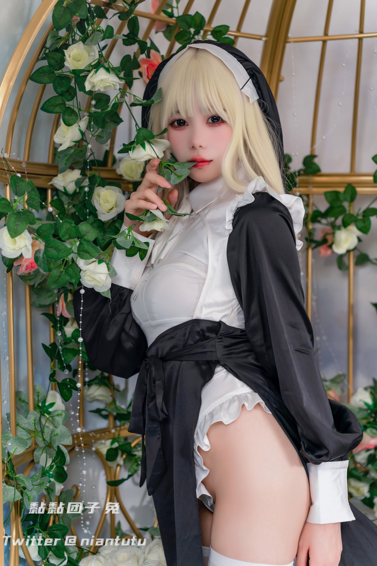 Cosplay 黏黏团子兔 Nun 修女 1