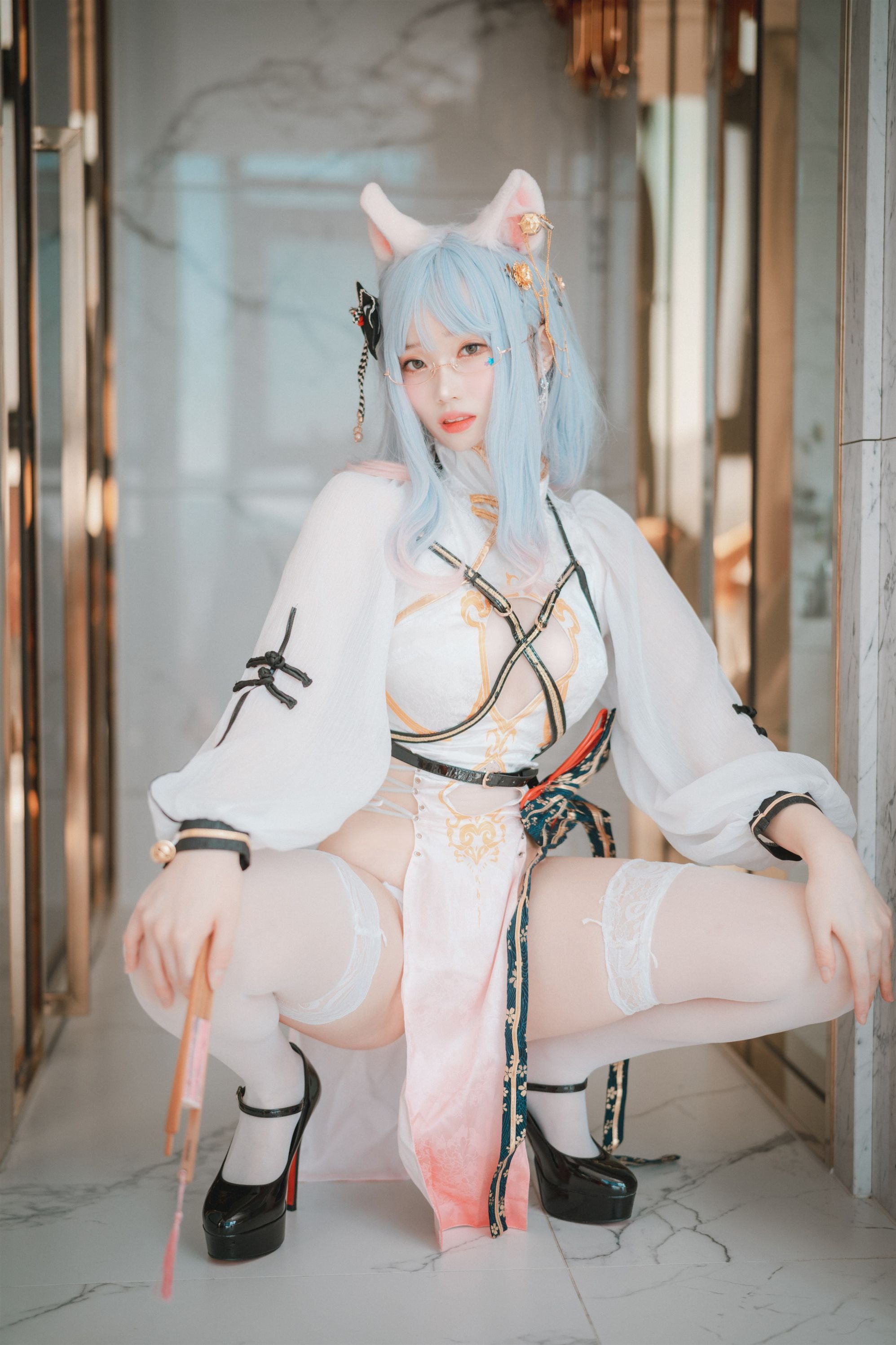 DJAWA Photo - Bambi (밤비) - Le Chat Porte un Qípáo 24