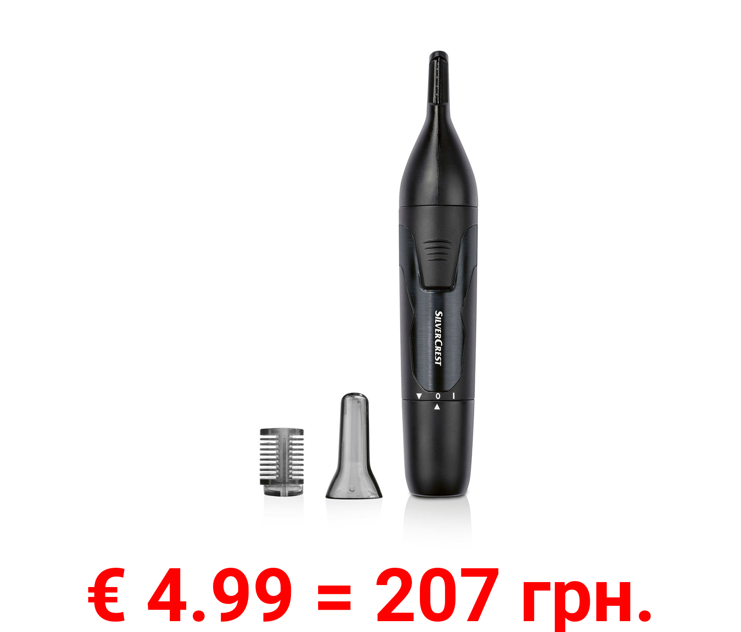 SILVERCREST® PERSONAL CARE Nasen- und Ohrhaartrimmer »SNOT C1«, mit Doppelkopf-Bürstenaufsatz
