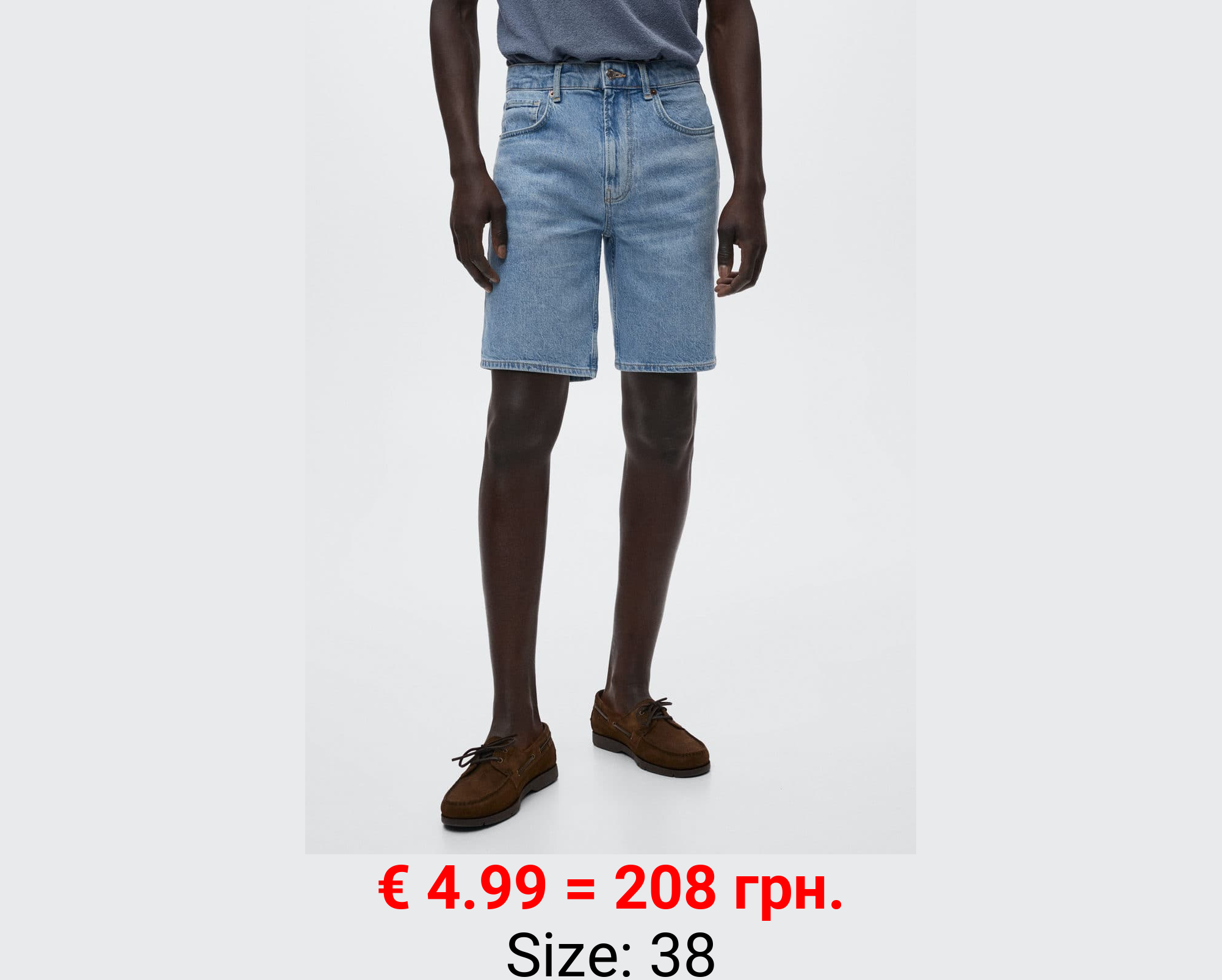 Bermudas vaqueras regular fit