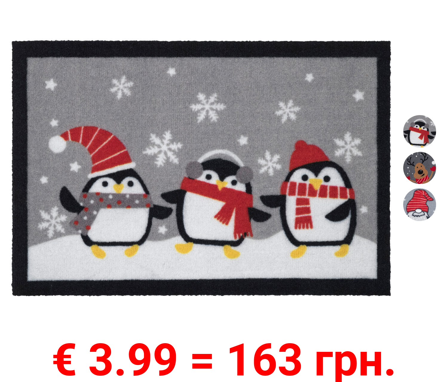 LIVARNO home Schmutzfangmatte, in festlichem Design, 40 x 60 cm