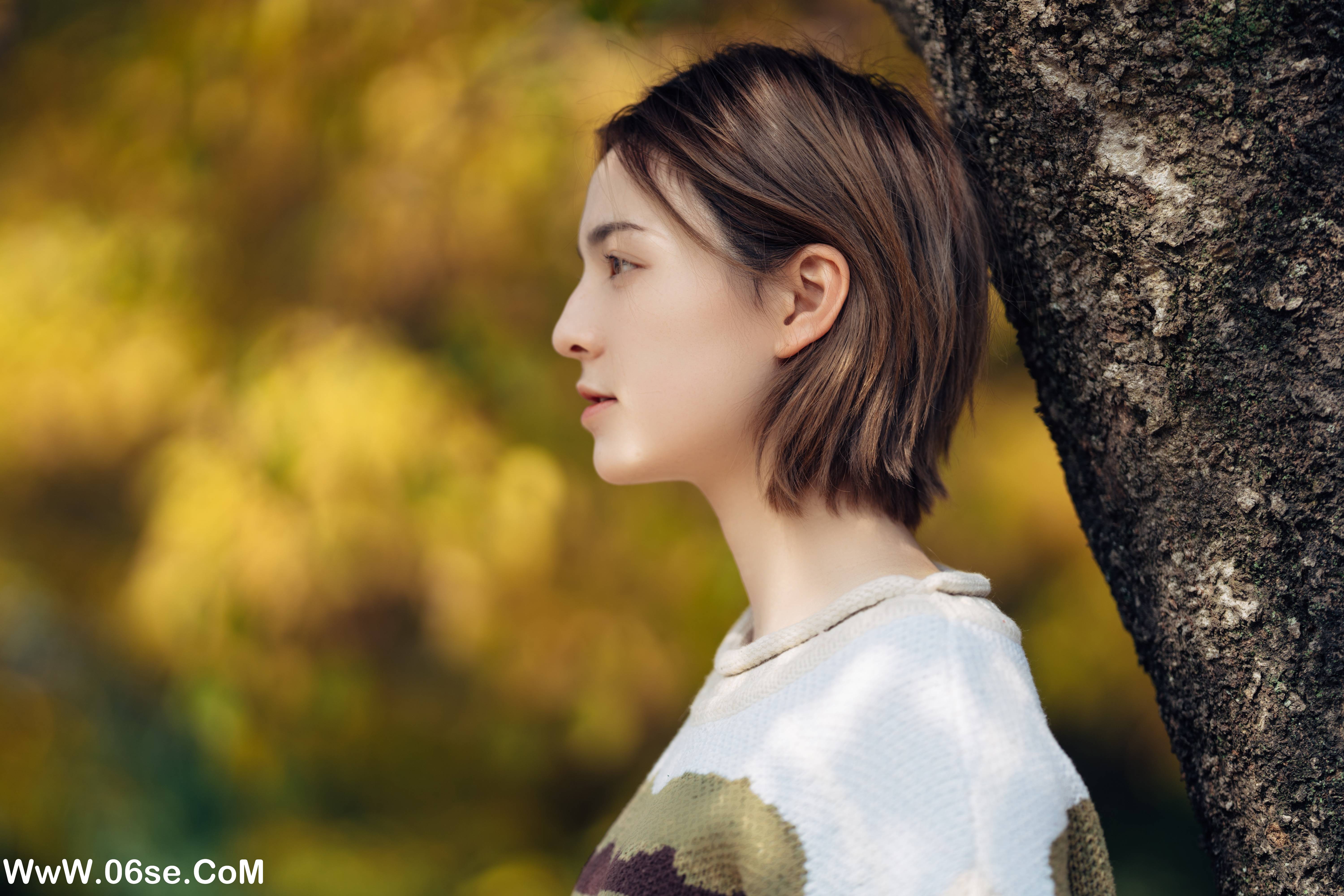 图片[12]-[YITUYU艺图语]2022.01.25 暖冬银杏，18岁的素颜女孩 dudu[34+1P／200MB]-六色网
