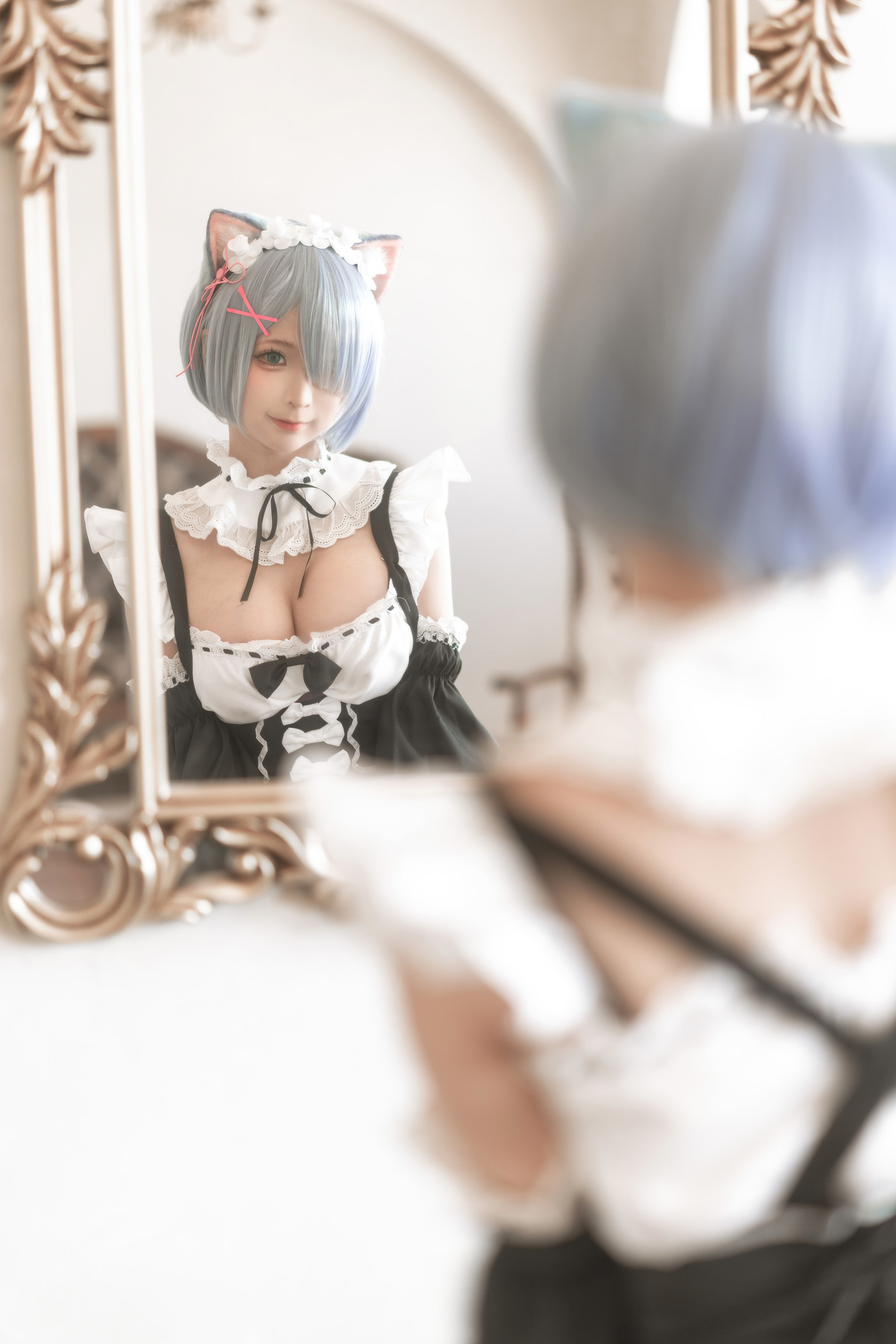 蠢沫沫 Cosplay 雷姆 2