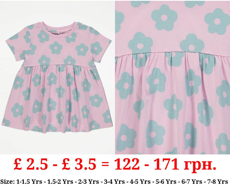 Pink Flower Empire Top