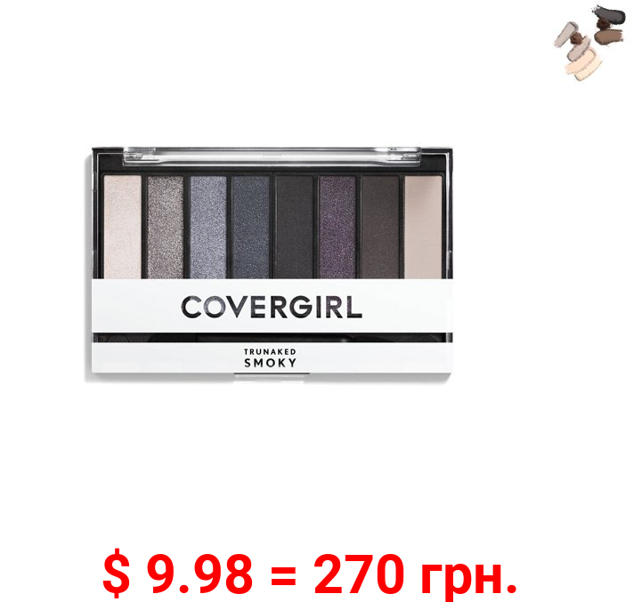 COVERGIRL TruNaked Eyeshadow Palette, 820 Smokey