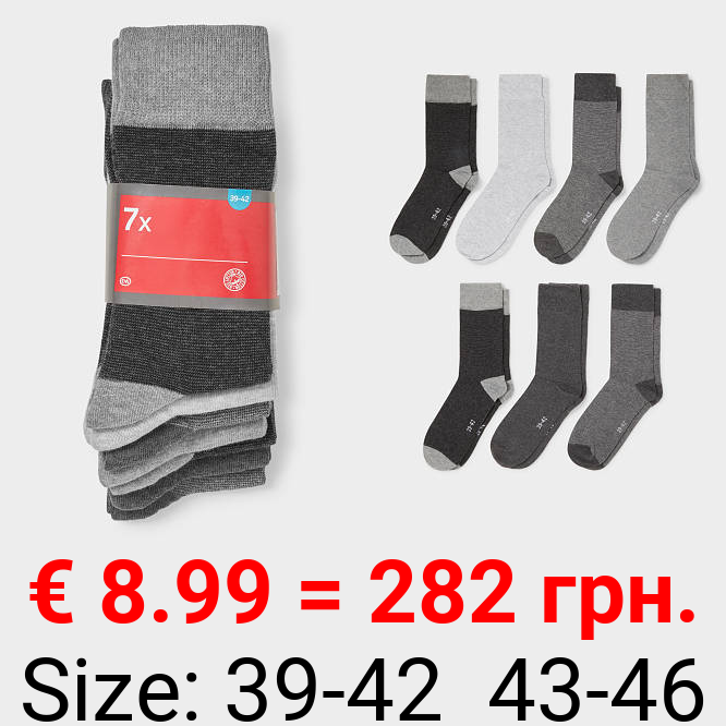 Multipack 7er - Socken - Bio-Baumwolle