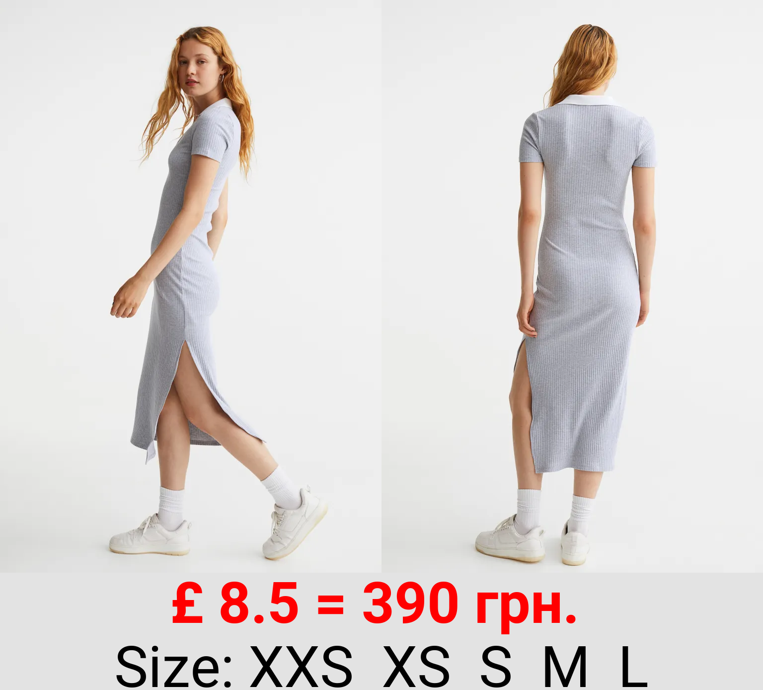 Ribbed bodycon dress