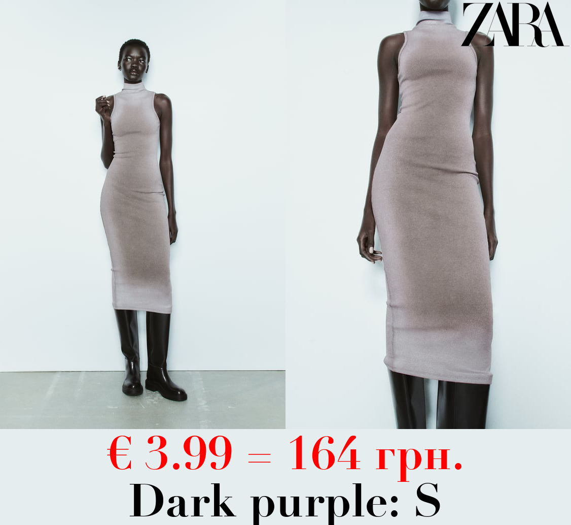 FADED SPRAY-EFFECT DRESS