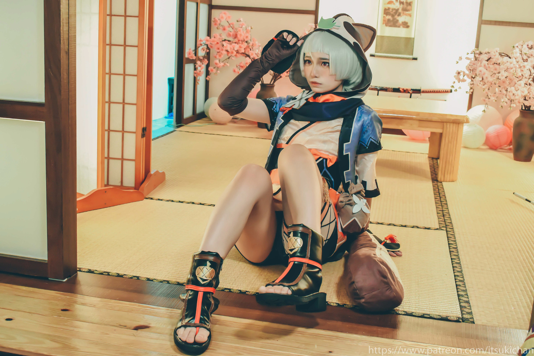 齋齋いつき Itsukichan  Cosplay 早柚 Sayu (Genshin Impact 原神) 1
