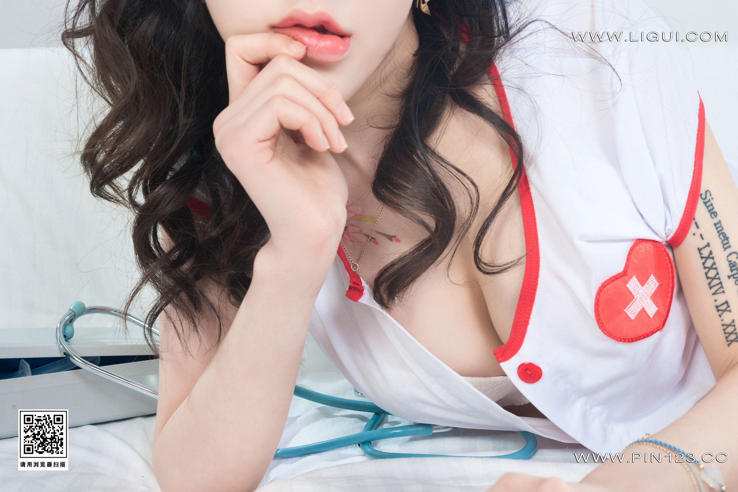 图片[36]-[Ligui丽柜]2023.04.17 《白丝天使》 猫猫-六色网