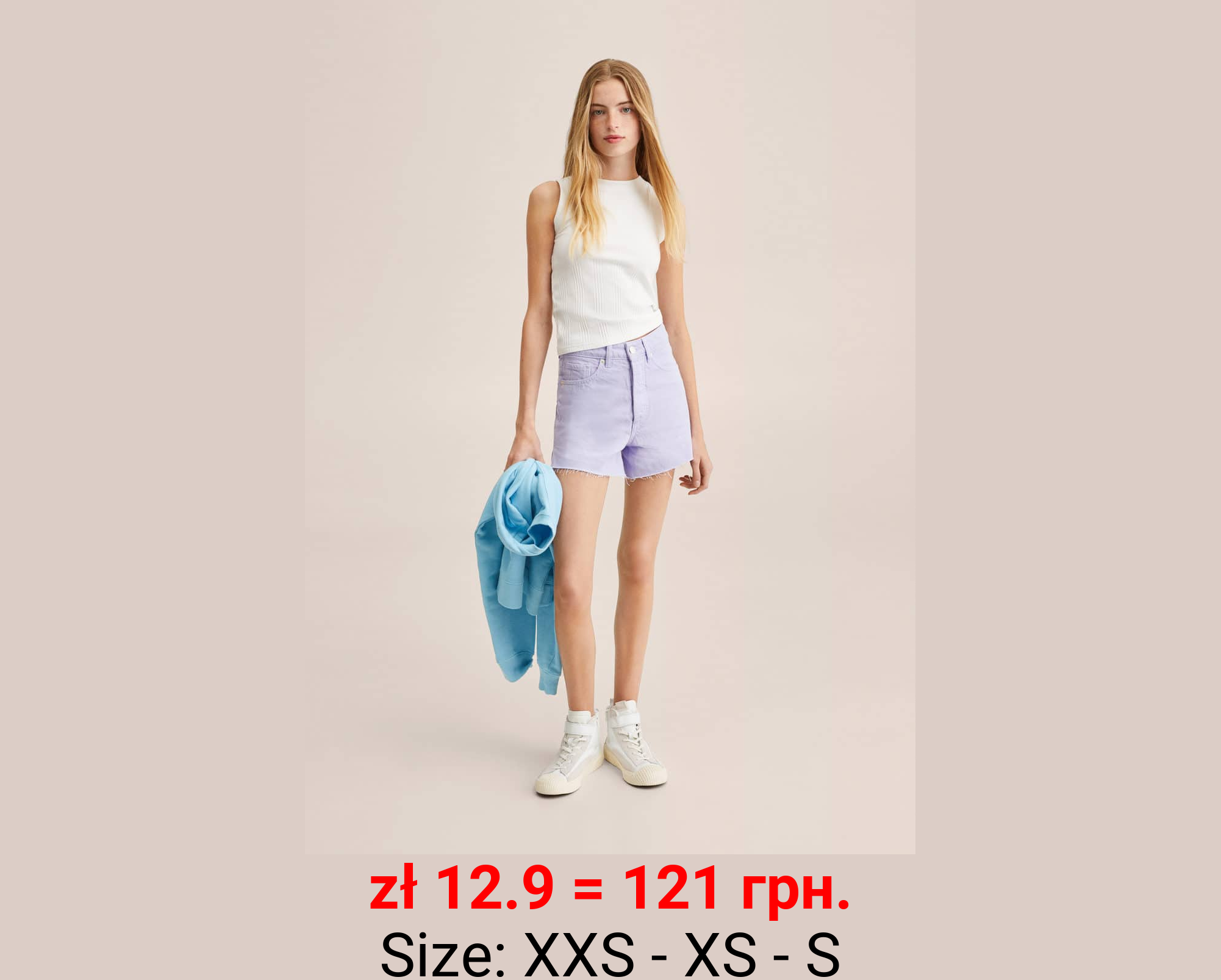 Short vaquero tiro alto