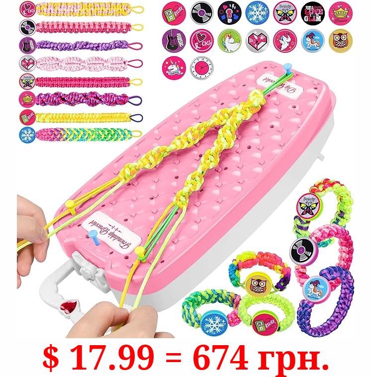 Girls Crafts Friendship Bracelet String Making Kit - Birthday Christmas  Gift for Kids Age 7 8 9 10 11 12+ Year Old, DIY Bracelet Jewelry Maker Toys  with Beads Supplies for Teen