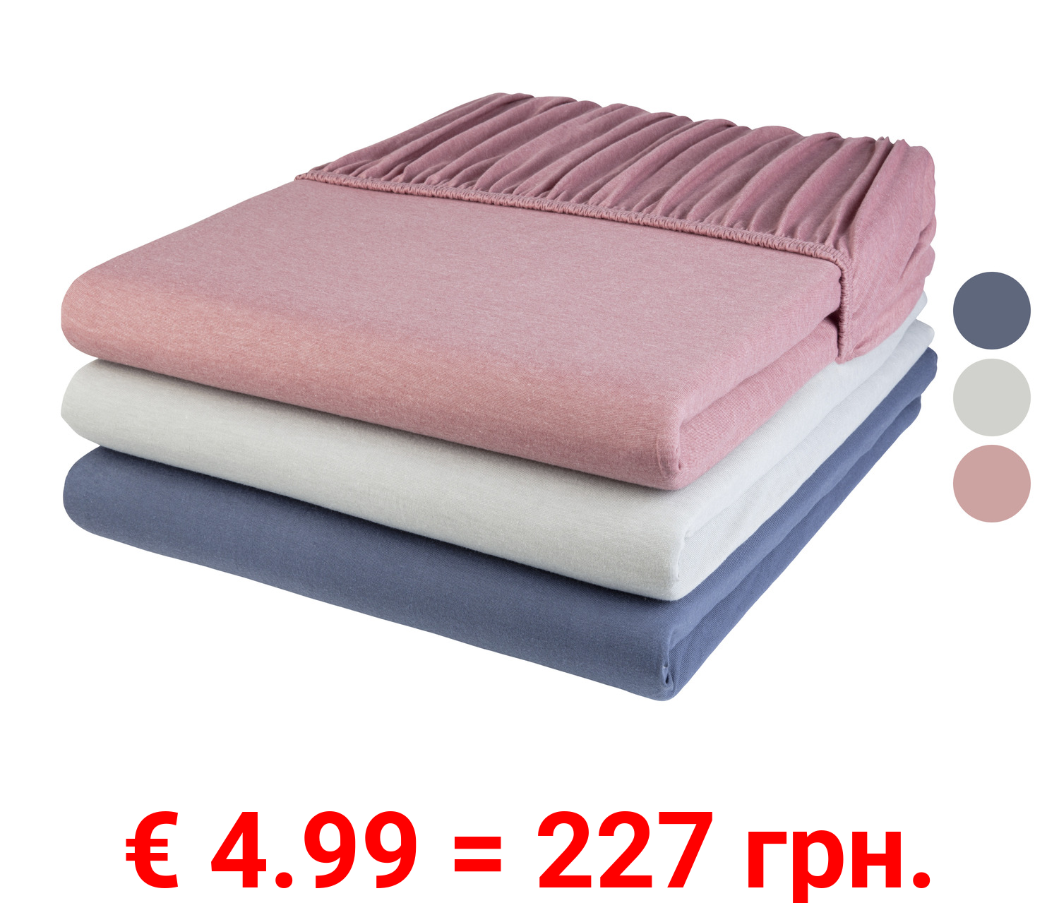 LIVARNO home Jersey-Spannbettlaken, 140-160 x 200 cm