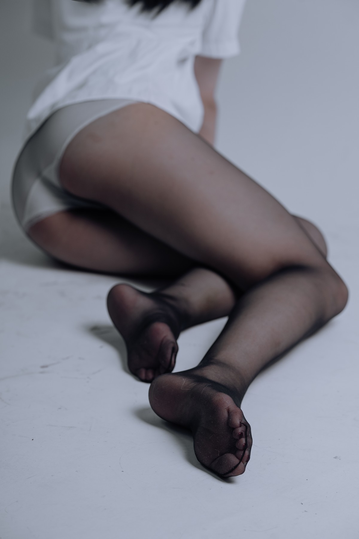 Cosplay 七月喵子 黑丝jk 10