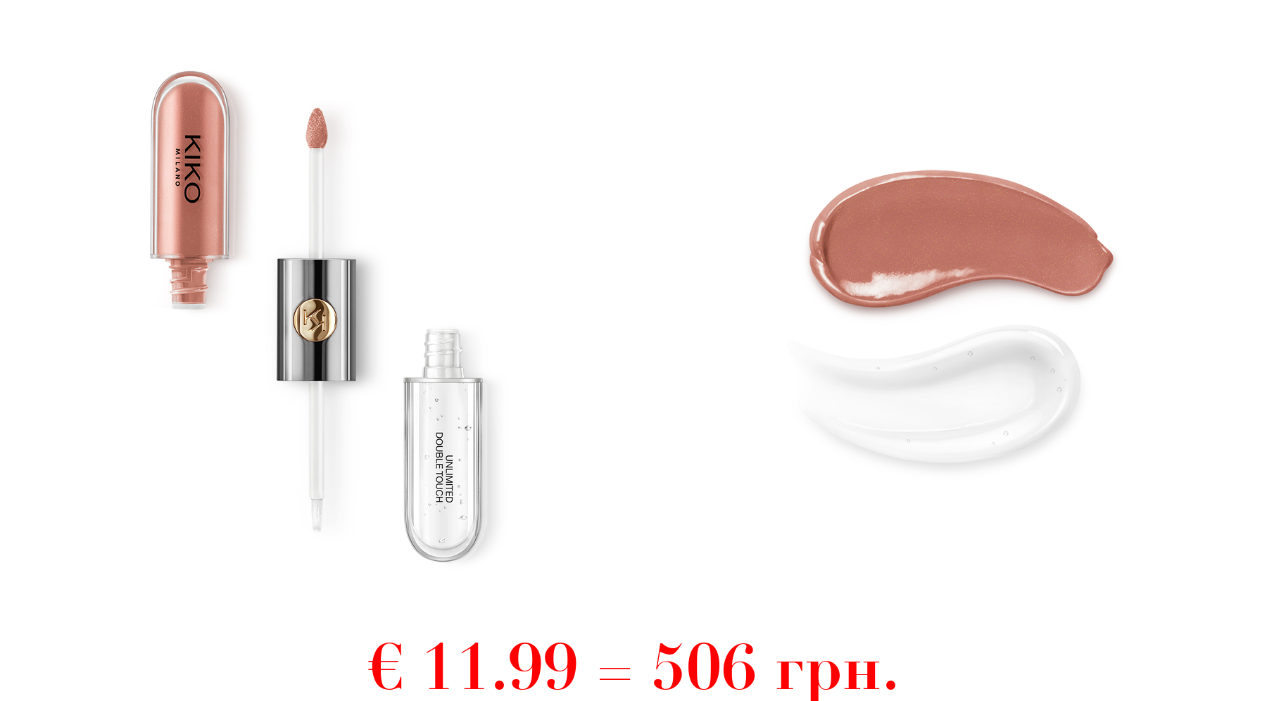 unlimited double touchFlüssiger Lippenstift mit langem Halt (12 Stunden*) in 2 Schritten, strahlendes Finish