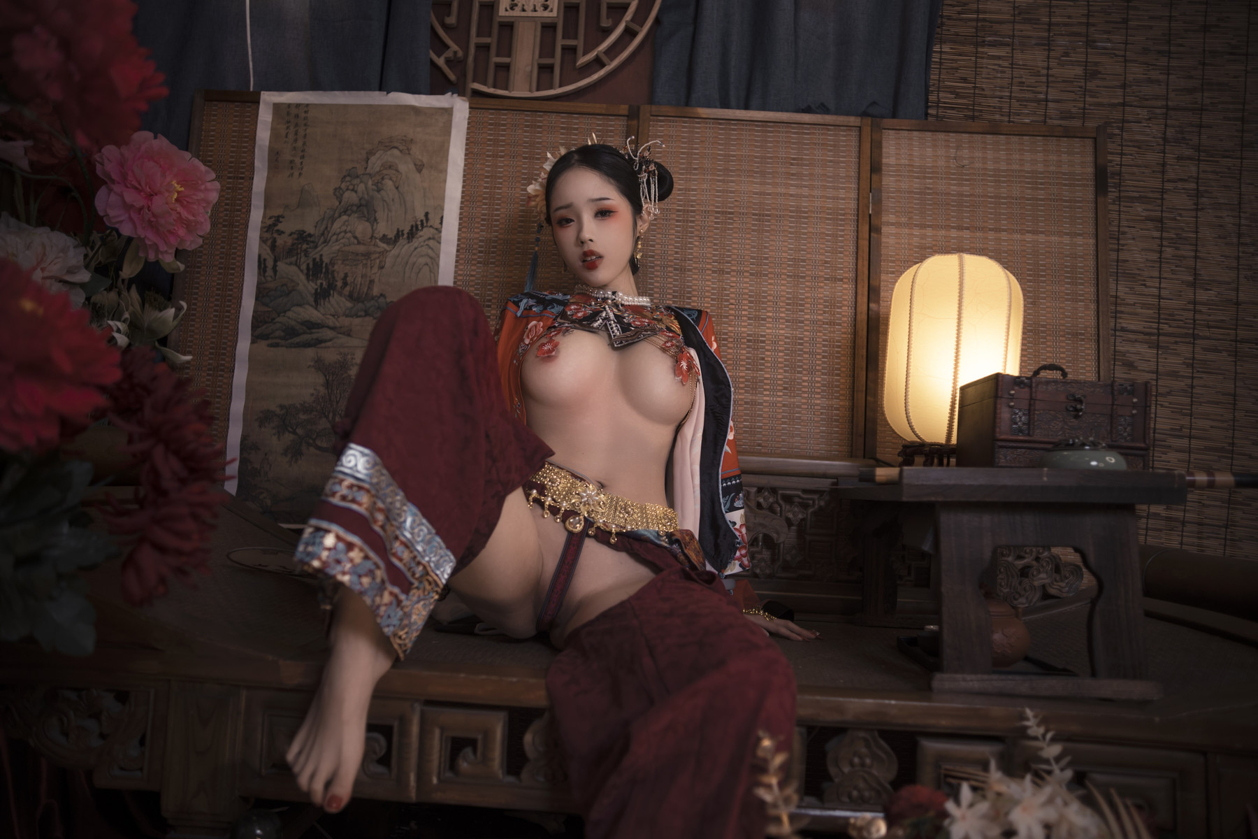 Cosplay 钛合金大粑粑 满清服饰 28