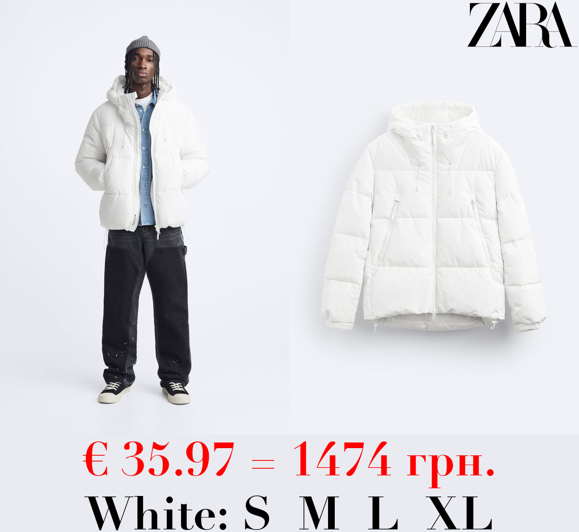 HOODED PUFFER JACKET