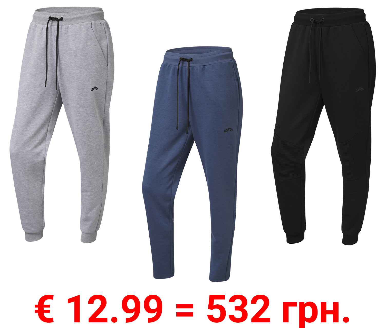 CRIVIT Herren Sweathose mit HeiQ Mint Technologie