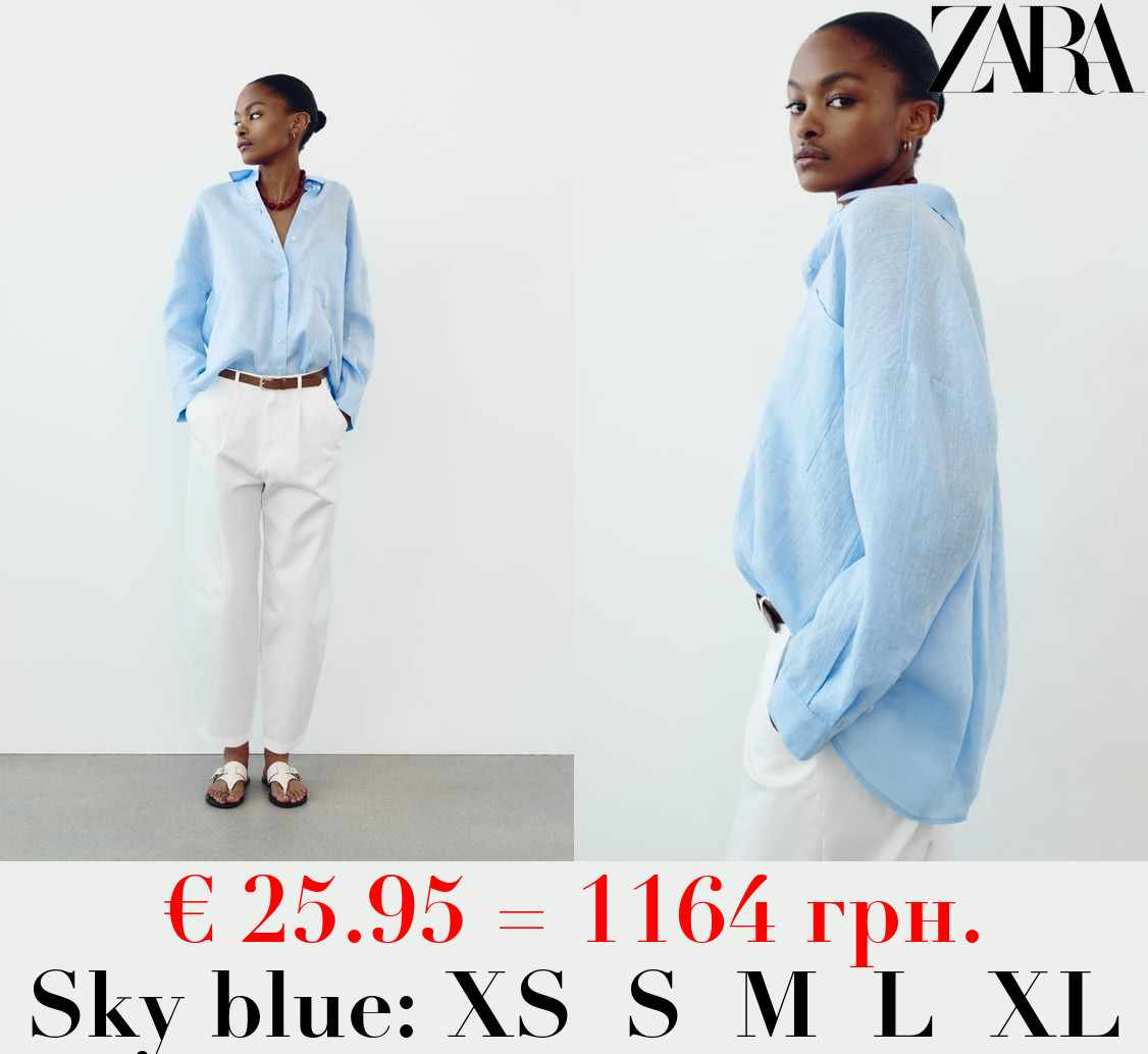 100% LINEN BASIC SHIRT