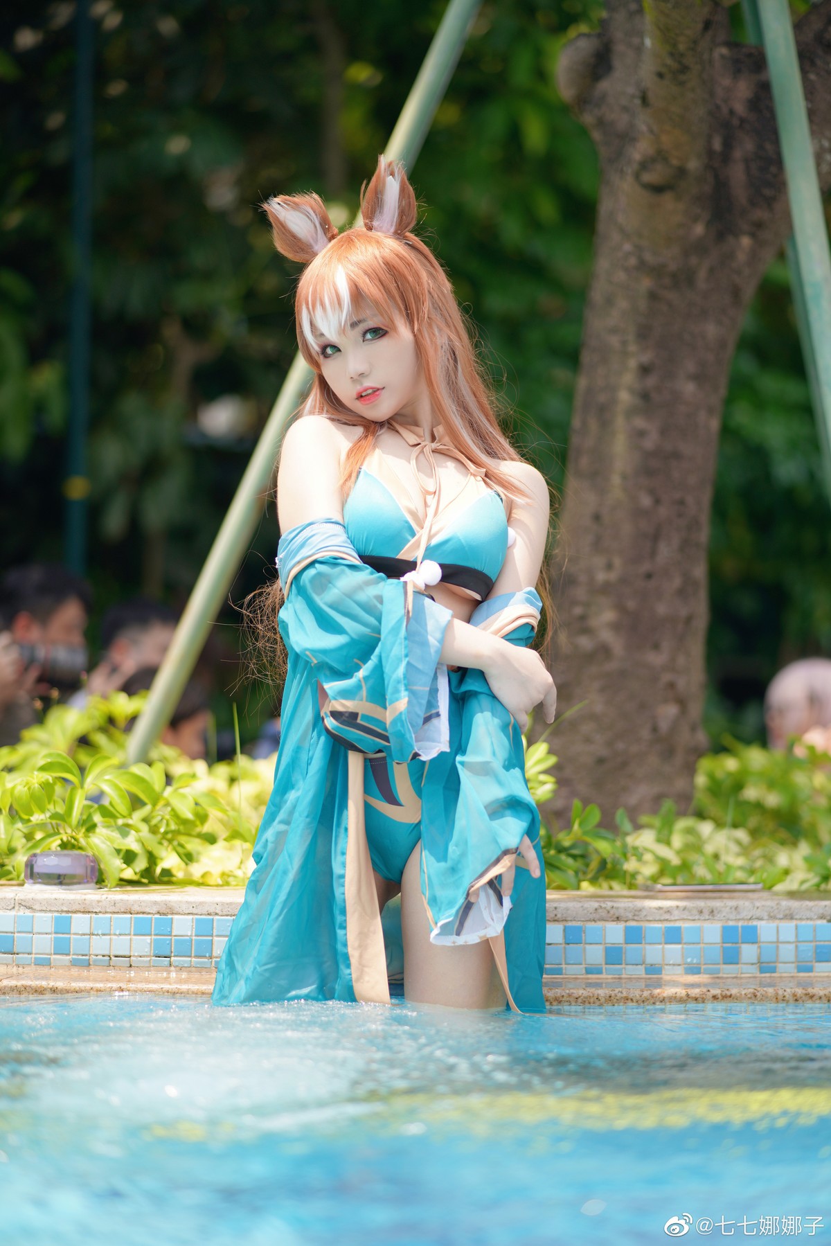 七七娜娜子 Cosplay 希娜吧 ​​​Swimsuit Ver 5