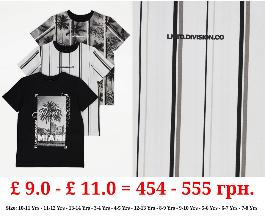 Palm Limited Division T-Shirts 3 Pack
