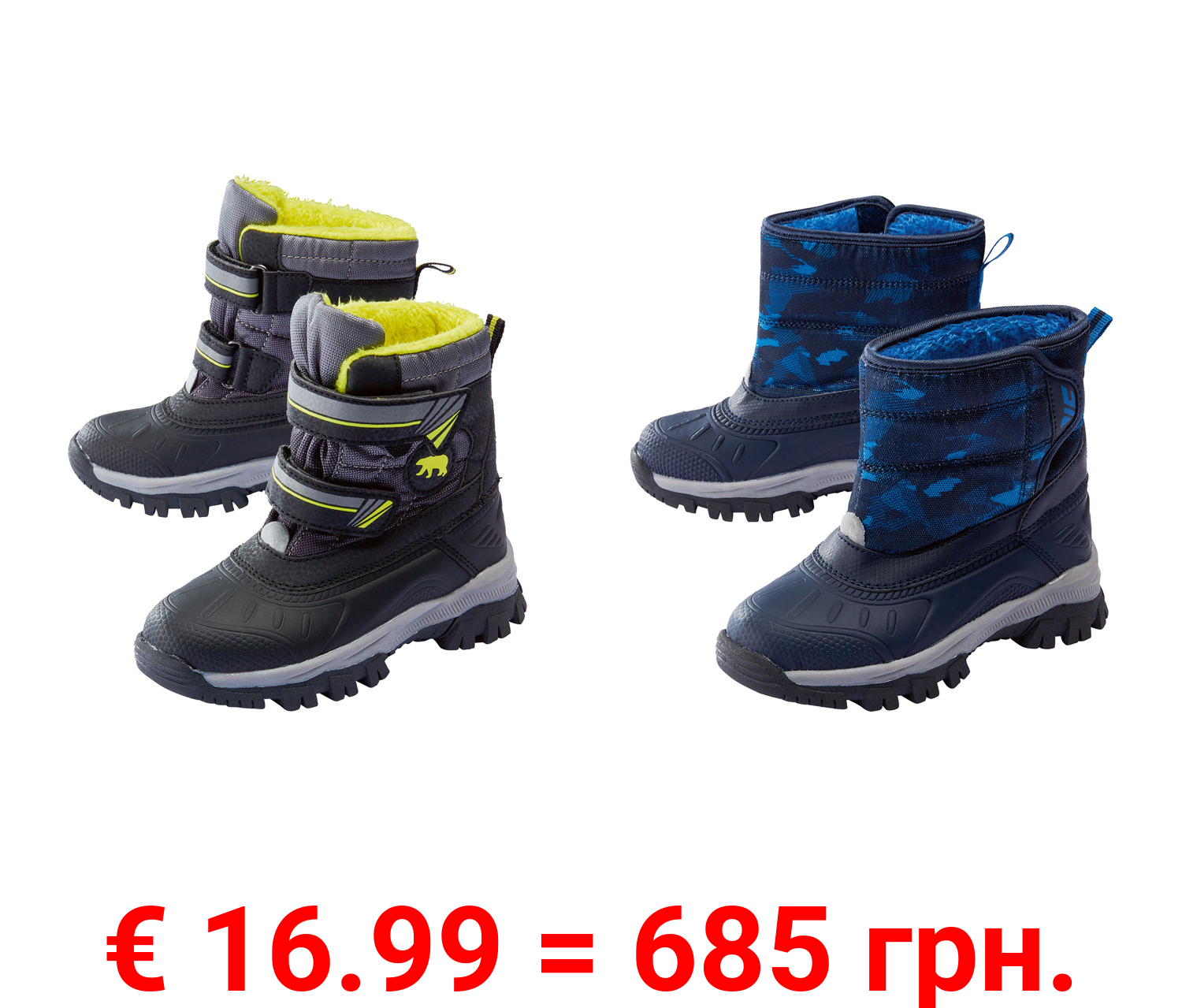 lupilu® Kleinkinder Jungen Winterstiefel, wärmend
