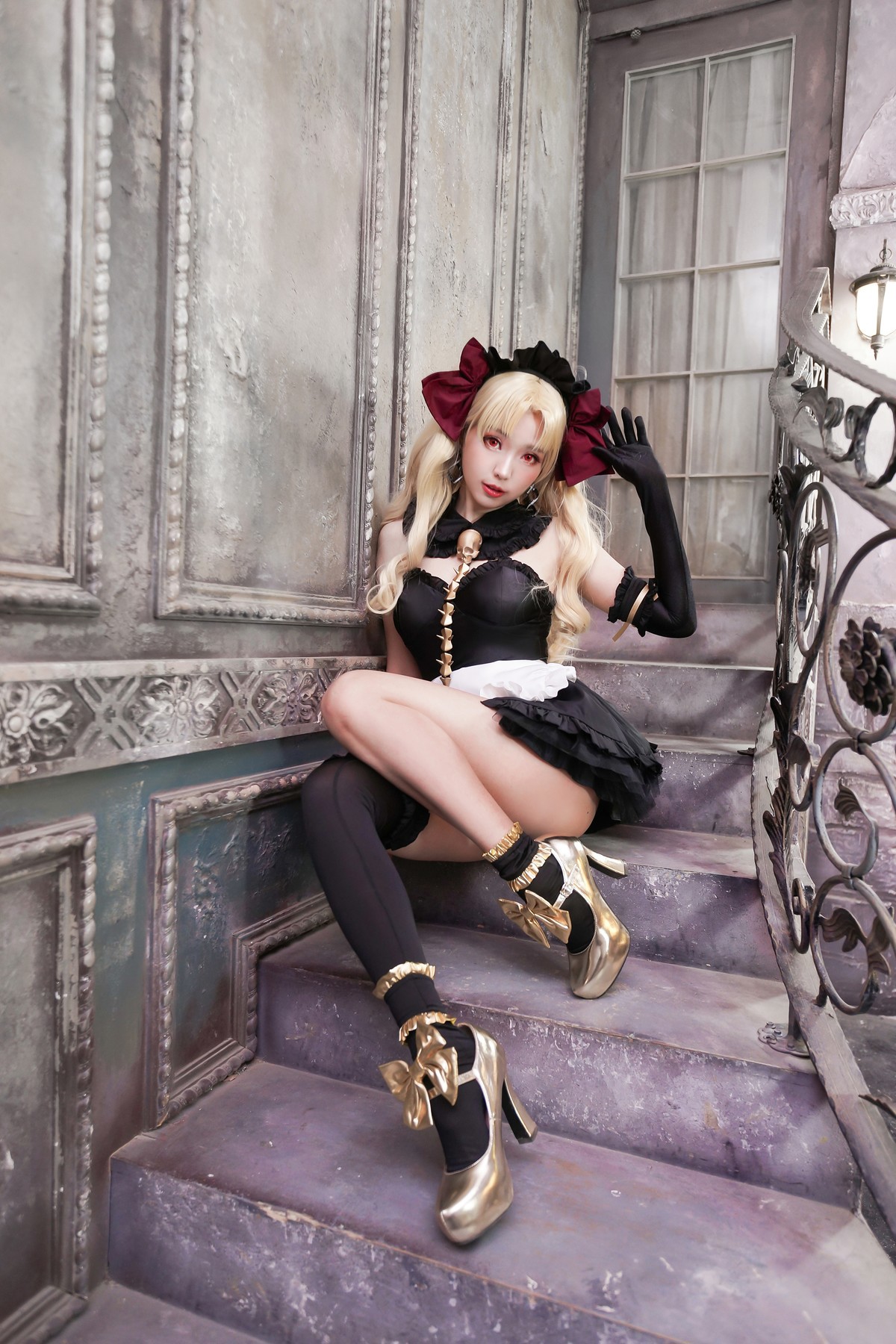 Cosplay ElyEE子 远坂凛 女仆 32