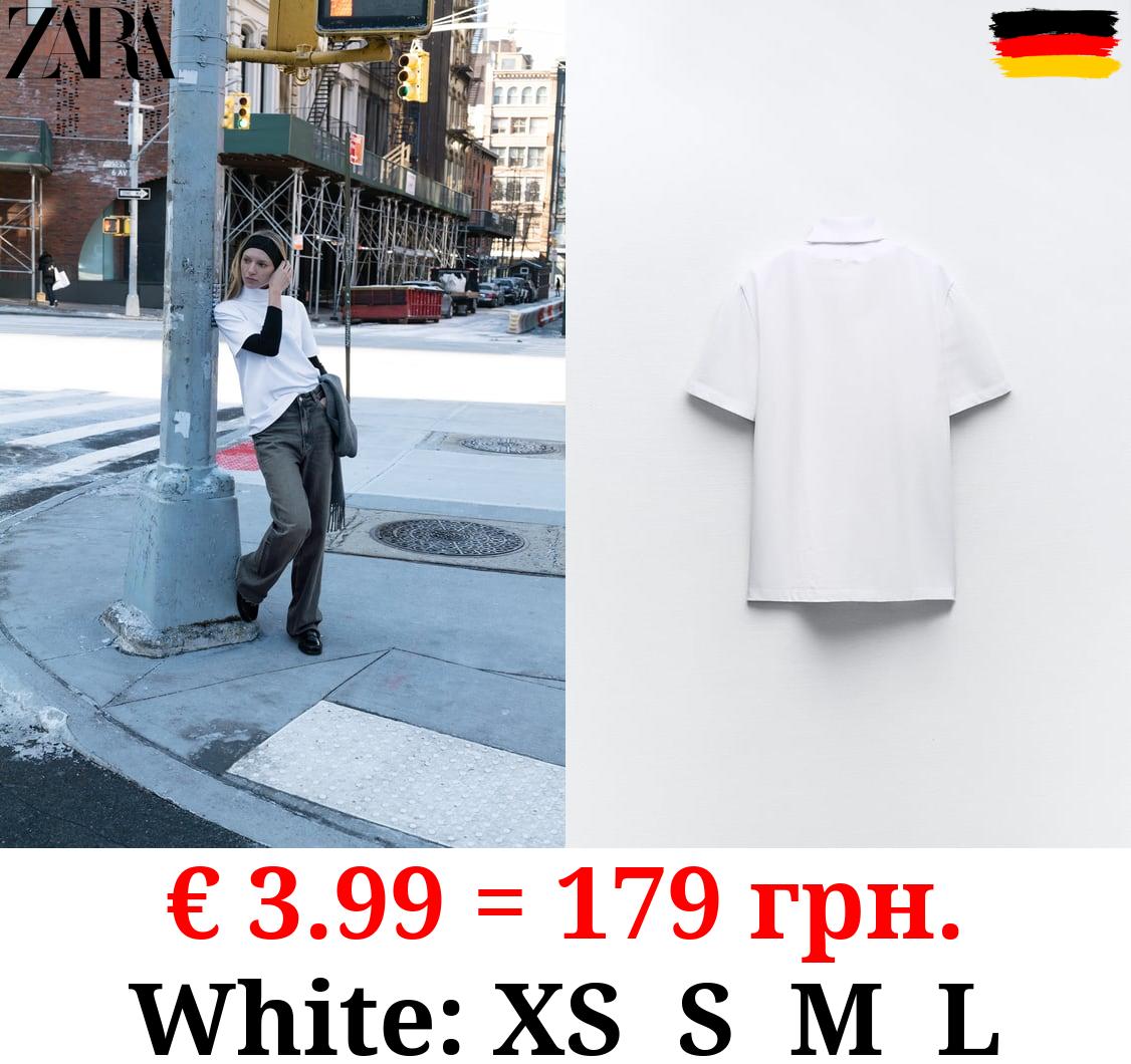 HEAVY COTTON TURTLENECK TOP