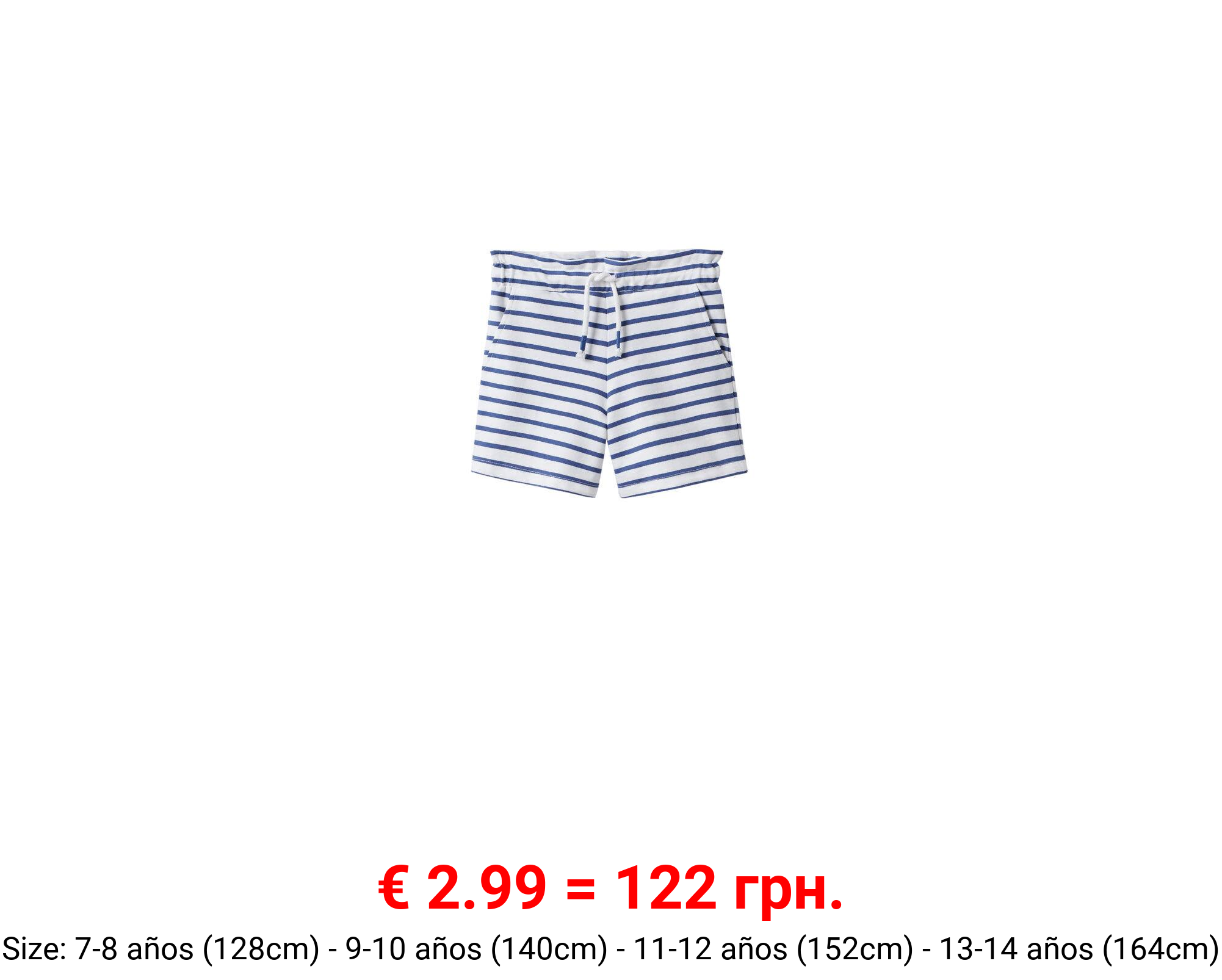 Short rayas algodón